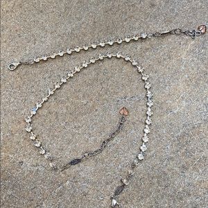 Clear Stone Necklace/ Perfect Christmas gift